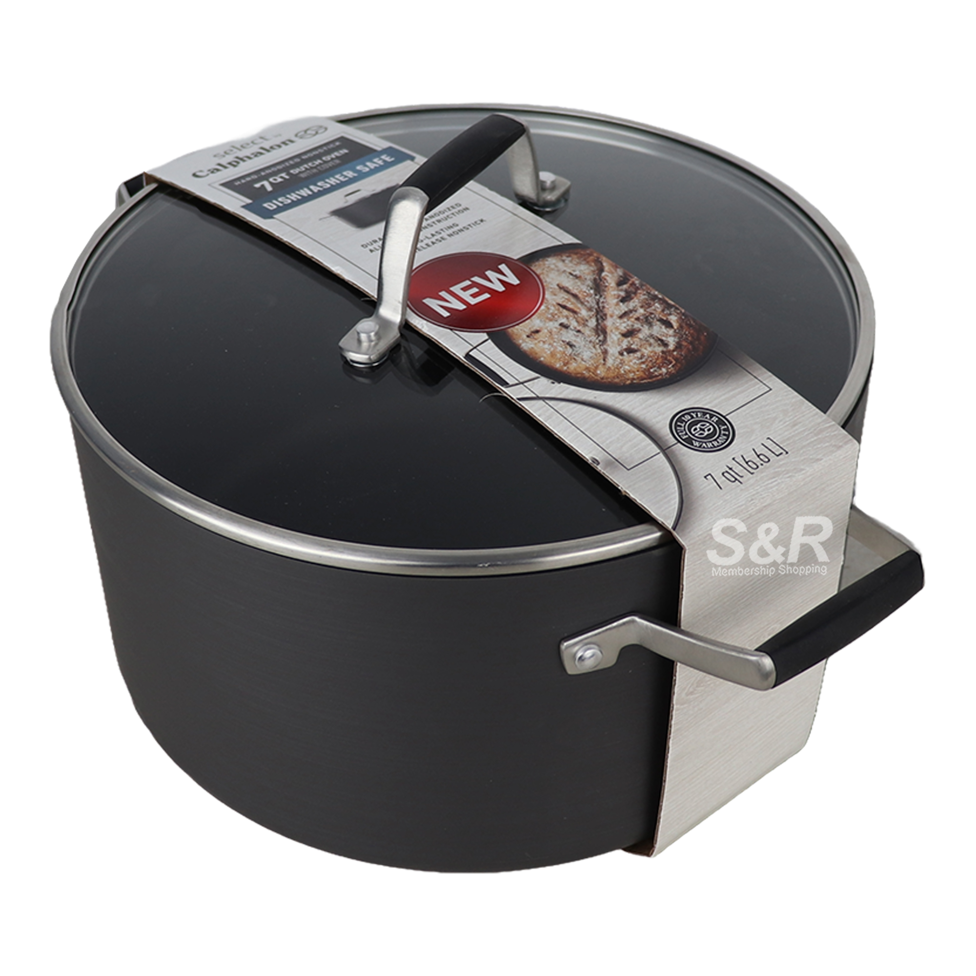 Select by Calphalon Hard-Anodized Nonstick Multi Pot with Cover 7qt